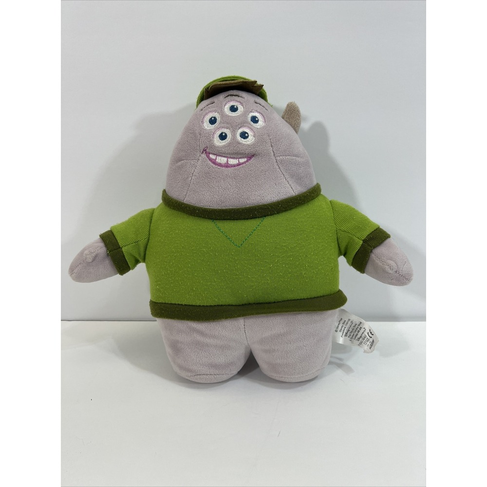 Monsters University Disney Store Scott Squishy Squibbles 5 Eye Plush 13" Stuffed